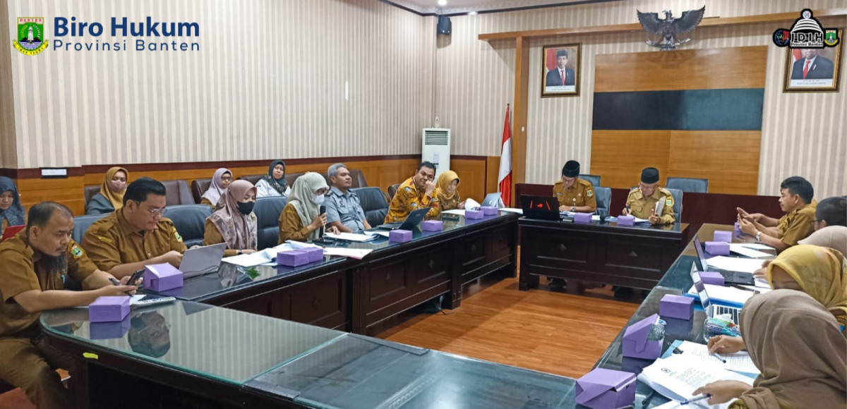 Rapat Fasilitasi Rancangan Peraturan Daerah Kabupaten Serang tentang Perubahan Atas Peraturan Daerah Nomor 7 Tahun 2018 tentang Perusahaan Perseroan Daerah Bank Perkreditan Rakyat Serang