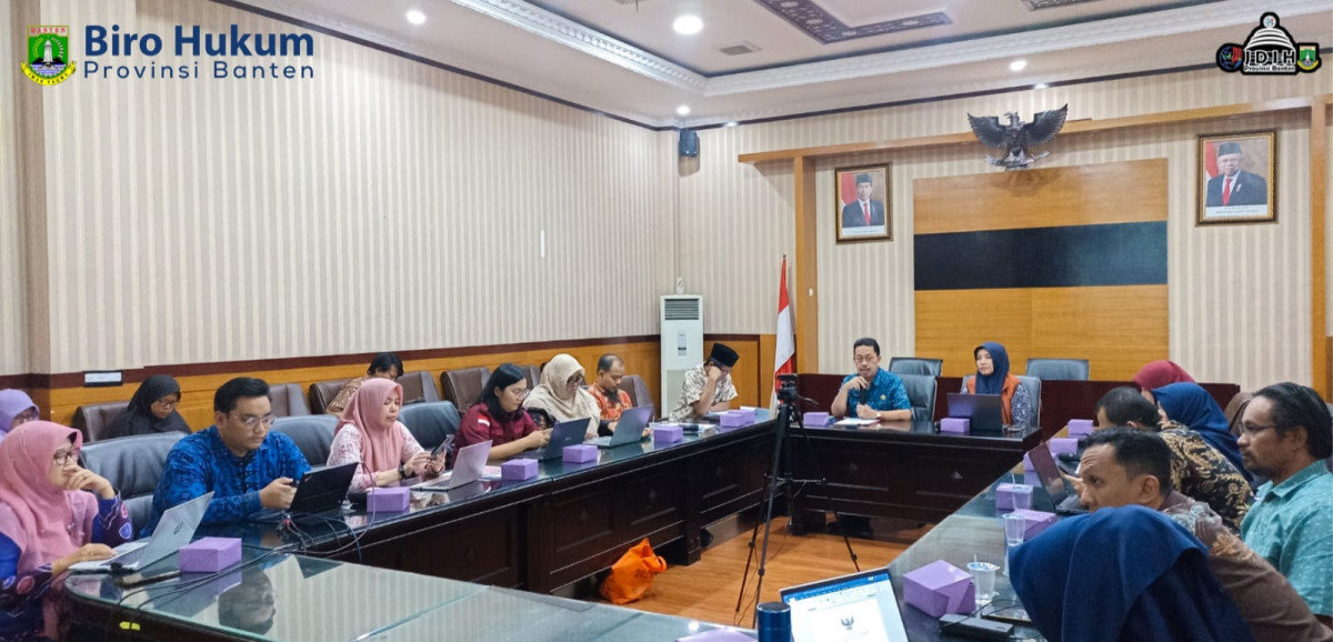 Rapat Pembahasan Fasilitasi Rancangan Peraturan Wali Kota Tangerang tentang Sistem Pemerintah Berbasis Elektronik (SPBE)