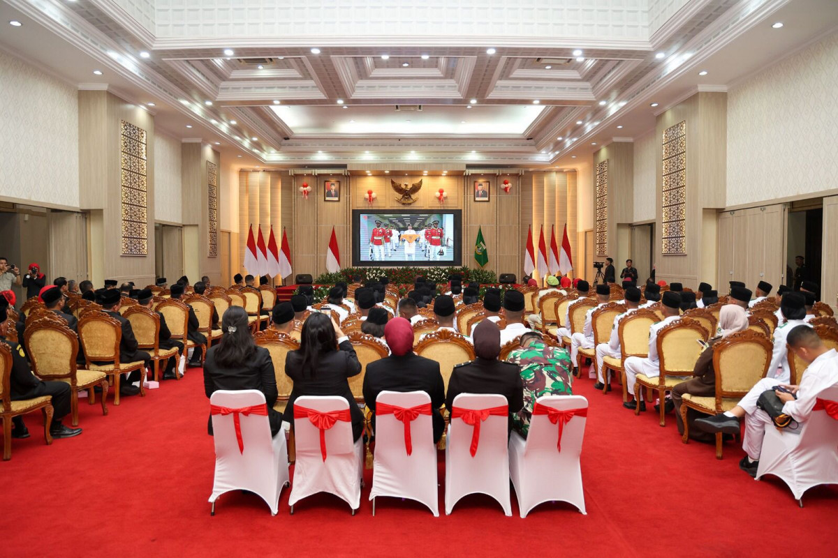 Persembahan 79 tahun Kemerdekaan RI Karya Pelaku Ekonomi Kreatif Banten "INDONESIA RAYA Visual Banten"