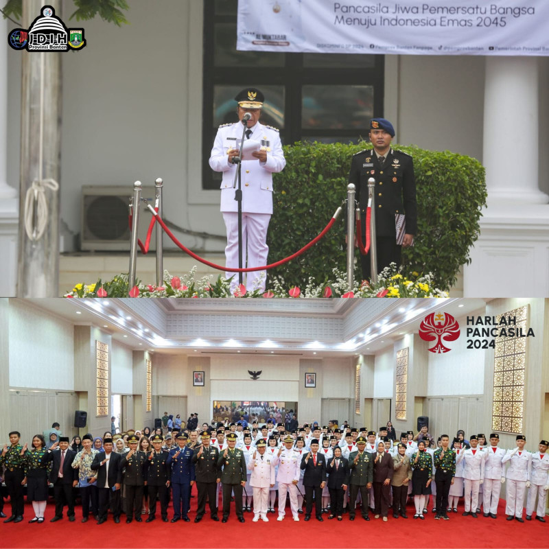 Hari Lahir Pancasila, Pj Gubernur Banten Al Muktabar: Pancasila Jadi Pemandu  Bangsa Indonesia