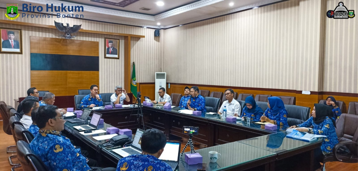 Rapat Fasilitasi Rancangan Peraturan Daerah Kabupaten Serang tentang Penyelenggaraan dan Percepatan Pembangunan Insfrastuktur Sistem Penyediaan Air Minum